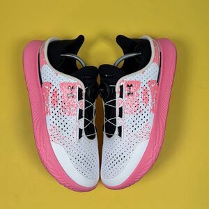 Under Armour Flow Slipspeed "Beta White" Training Pink Sz 8 (3026409-600)